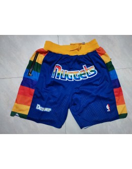 Denver Nuggets Blue Just Don Shorts