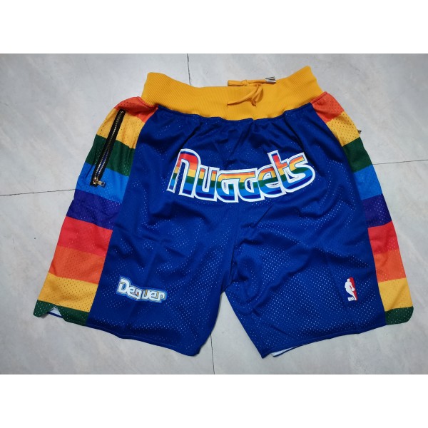 Denver Nuggets Blue Just Don Shorts