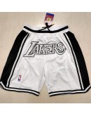 Los Angeles Lakers  White Just Don Shorts