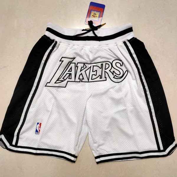 Los Angeles Lakers  White Just Don Shorts