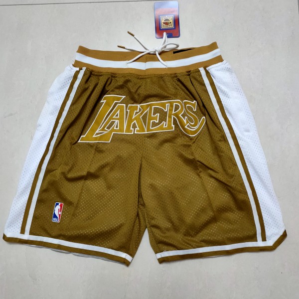 Los Angeles Lakers  Brown Just Don Shorts