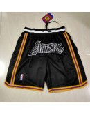 Los Angeles Lakers  Black Just Don Shorts