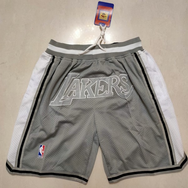 Los Angeles Lakers  Gray Just Don Shorts