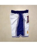 Los Angeles Lakers White Just Don Shorts