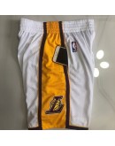 Los Angeles Lakers White Just Don Shorts