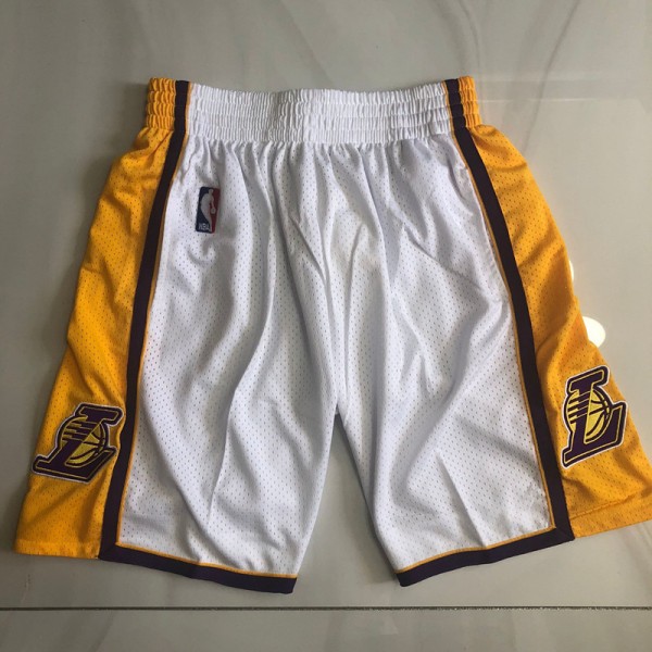 Los Angeles Lakers White Just Don Shorts