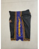 Los Angeles Lakers Black Just Don Shorts