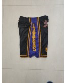 Los Angeles Lakers Black Just Don Shorts