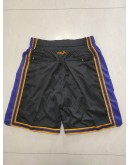 Los Angeles Lakers Black Just Don Shorts