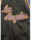 Los Angeles Lakers Black Just Don Shorts