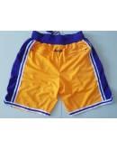 Los Angeles Lakers Yellow Just Don Shorts