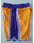 Los Angeles Lakers Yellow Just Don Shorts