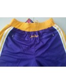 Los Angeles Lakers Purple Just Don Shorts