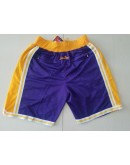 Los Angeles Lakers Purple Just Don Shorts