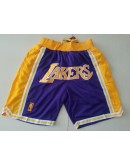 Los Angeles Lakers Purple Just Don Shorts