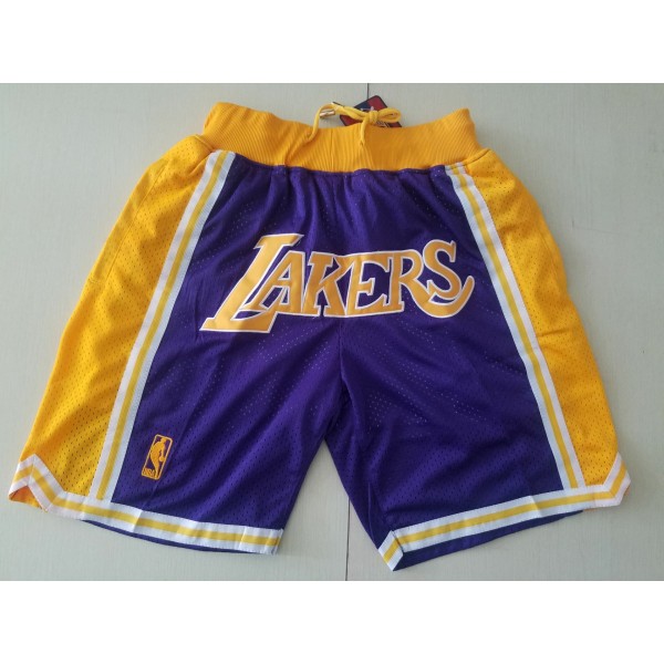 Los Angeles Lakers Purple Just Don Shorts