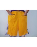 Los Angeles Lakers Yellow Just Don Shorts