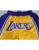 Los Angeles Lakers Yellow Just Don Shorts