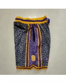 Los Angeles Lakers Black Just Don Shorts