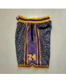 Los Angeles Lakers Black Just Don Shorts