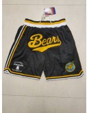 Chicago Bears Black Just Don Shorts