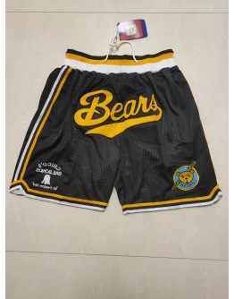 Chicago Bears Black Just Don Shorts