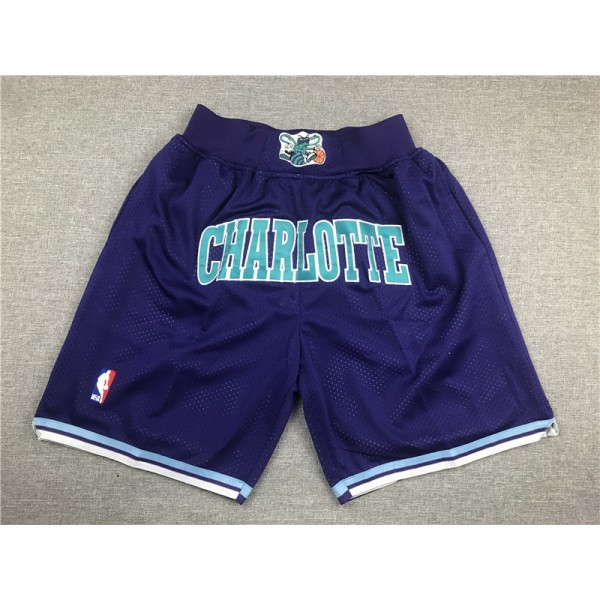 Charlotte Hornets Purple Just Don Shorts