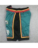 Detroit Pistons Aqua Green Just Don Shorts