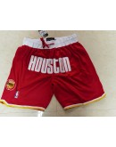 Houston Rockets Red Just Don Shorts