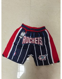 Houston Rockets Navy Blue Just Don Shorts