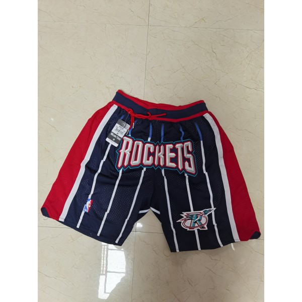 Houston Rockets Navy Blue Just Don Shorts