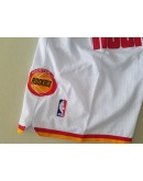 Houston Rockets White Just Don Shorts