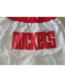 Houston Rockets White Just Don Shorts