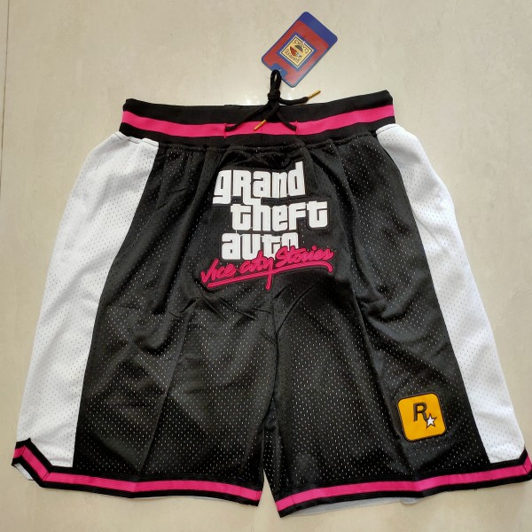 Rockstar Games Black Just Don Shorts