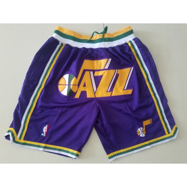 Utah Jazz Purple Just Don Shorts