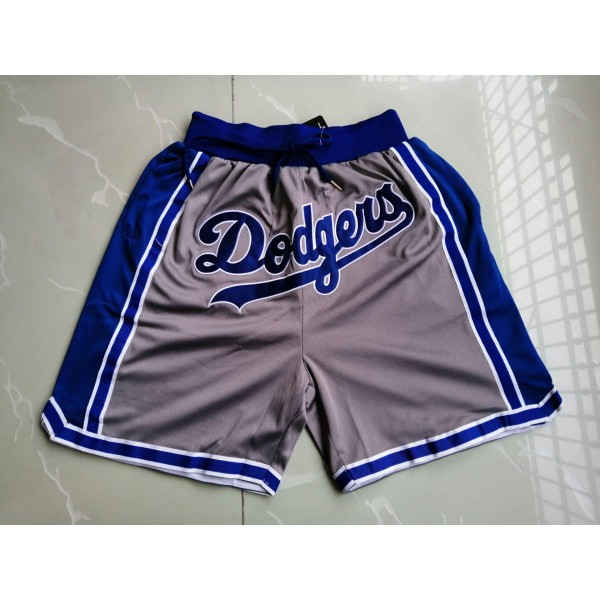 Los Angeles Dodgers  Gray Just Don Shorts