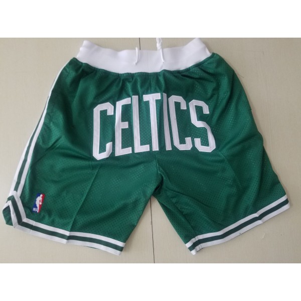 Boston Celtics Green Just Don Shorts