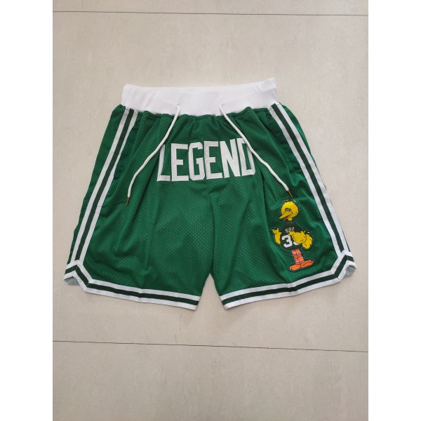 Boston Celtics Green Just Don Shorts