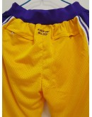 Los Angeles Lakers Yellow Just Don Shorts