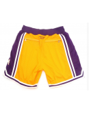 Los Angeles Lakers Yellow Just Don Shorts