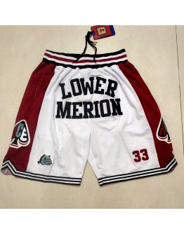 Lower Merion White Just Don Shorts