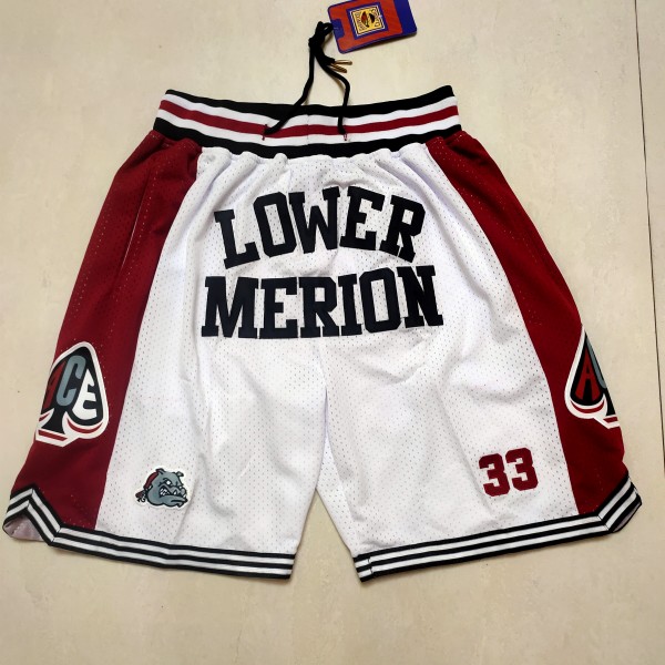 Lower Merion White Just Don Shorts