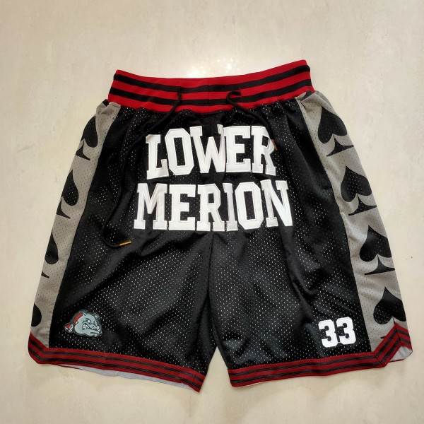 Lower Merion Black Just Don Shorts