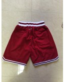 Lower Merion Red Just Don Shorts