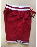 Lower Merion Red Just Don Shorts