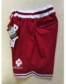 Lower Merion Red Just Don Shorts