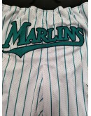 Miami Marlins White Just Don Shorts