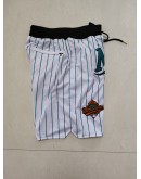 Miami Marlins White Just Don Shorts