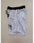 Miami Marlins White Just Don Shorts