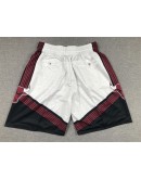 Chicago Bulls White Just Don Shorts